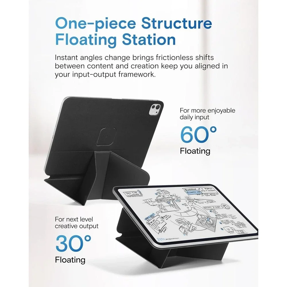 MOFT Dynamic Folio Case for iPad Air 11inch Silm Magnetic Case JET BLACK